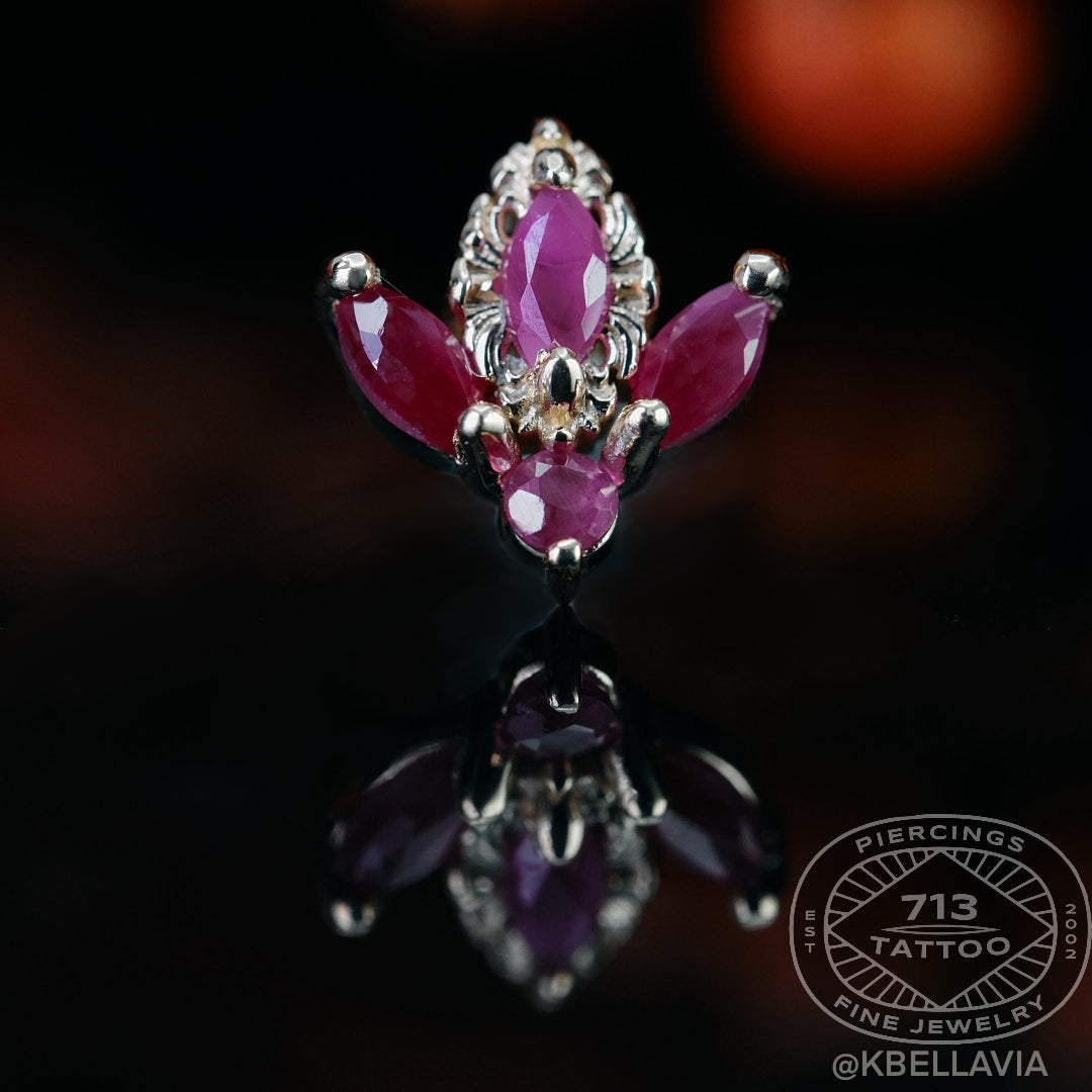 AuAdore - Versailles - 14kt Solid Gold - Threadless End