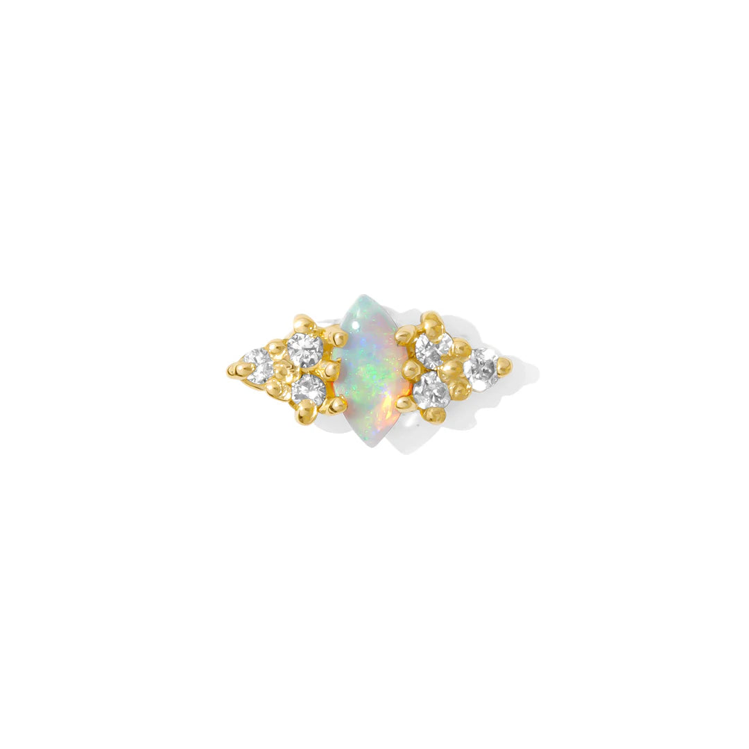 TAWAPA - MIMOSA - 14KT SOLID GOLD - THREADLESS END