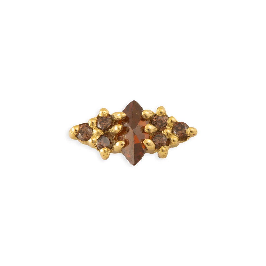 TAWAPA - MIMOSA - 14KT SOLID GOLD - THREADLESS END