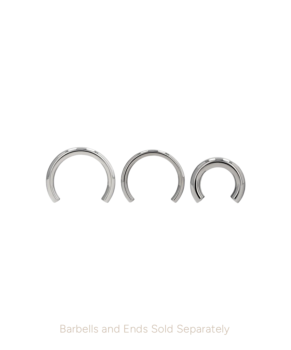 ANATOMETAL - CIRCULAR BARBELL SHAFT -16G (1/4" through 1/2") - NIOBIUM - INTERNALLY THREADED