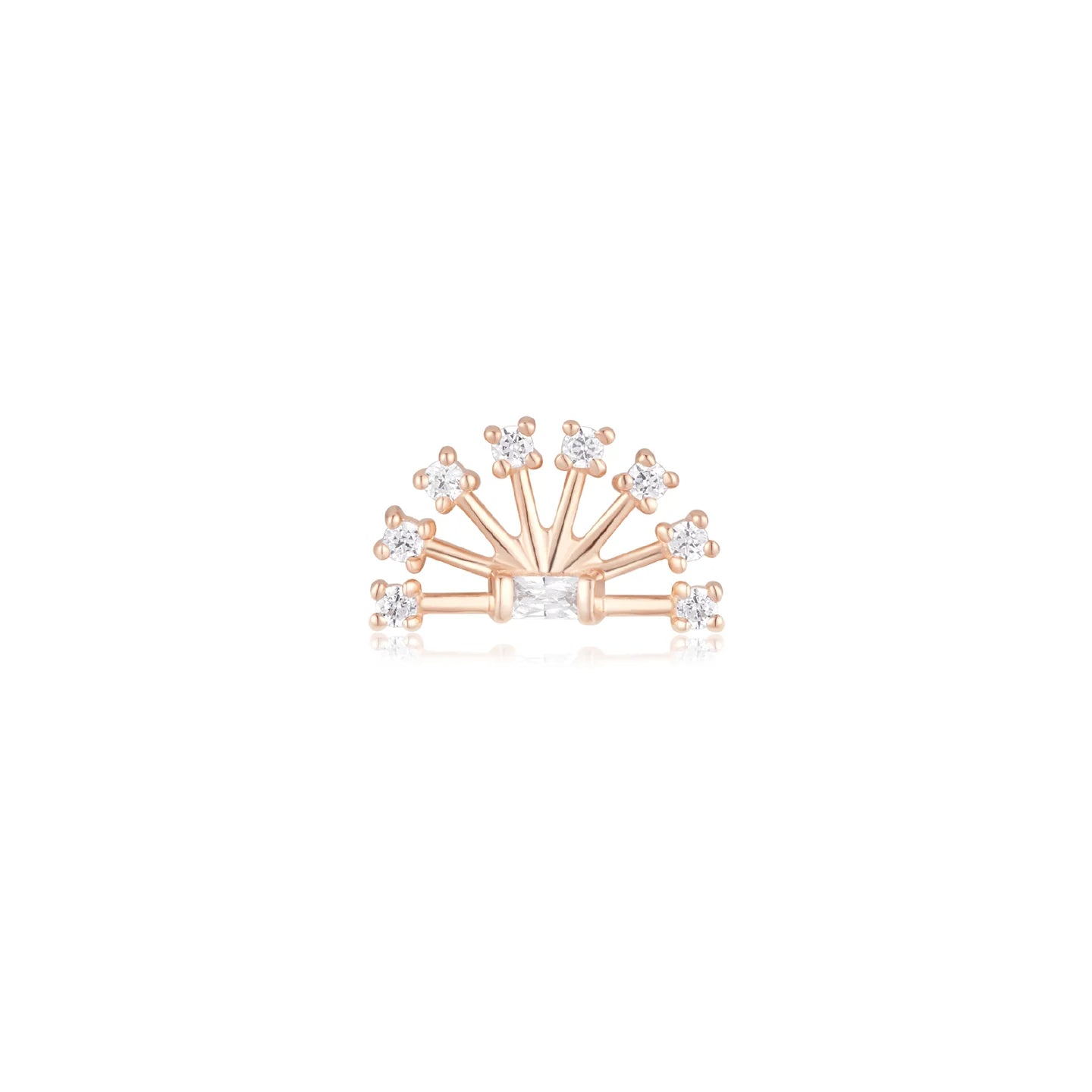 EMBER JEWELRY - FANFARE - 14KT SOLID GOLD - THREADLESS END