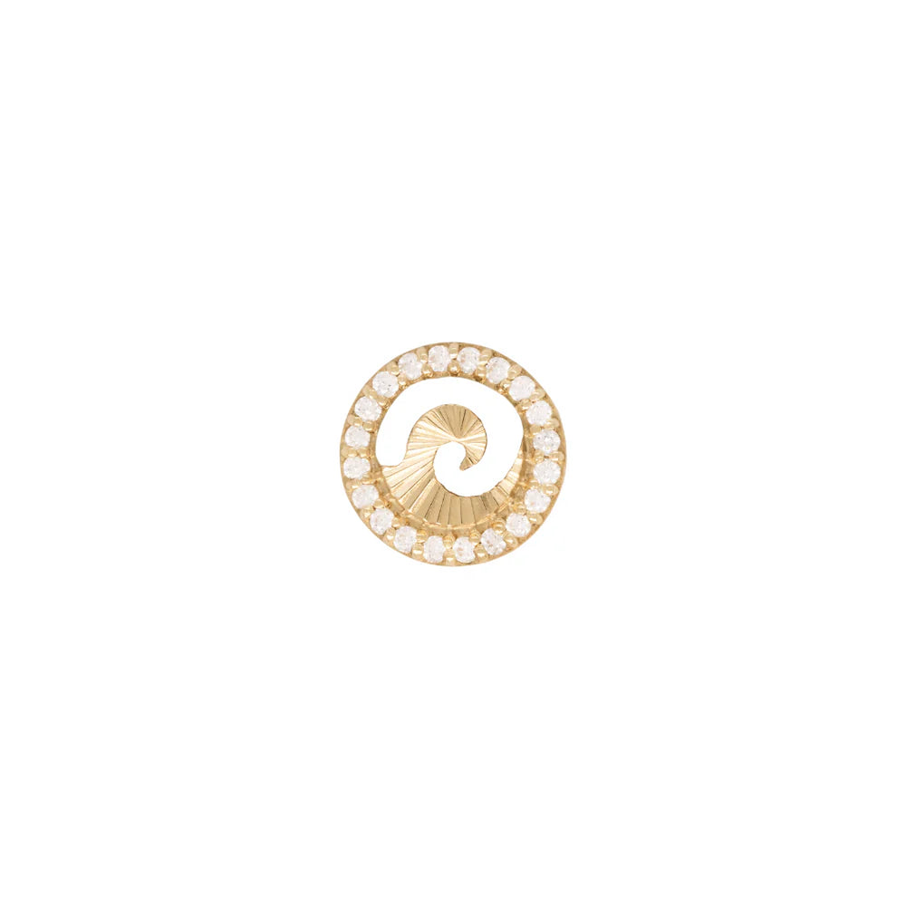BUDDHA JEWELRY - STAND TOGETHER - 14KT SOLID GOLD - THREADLESS END
