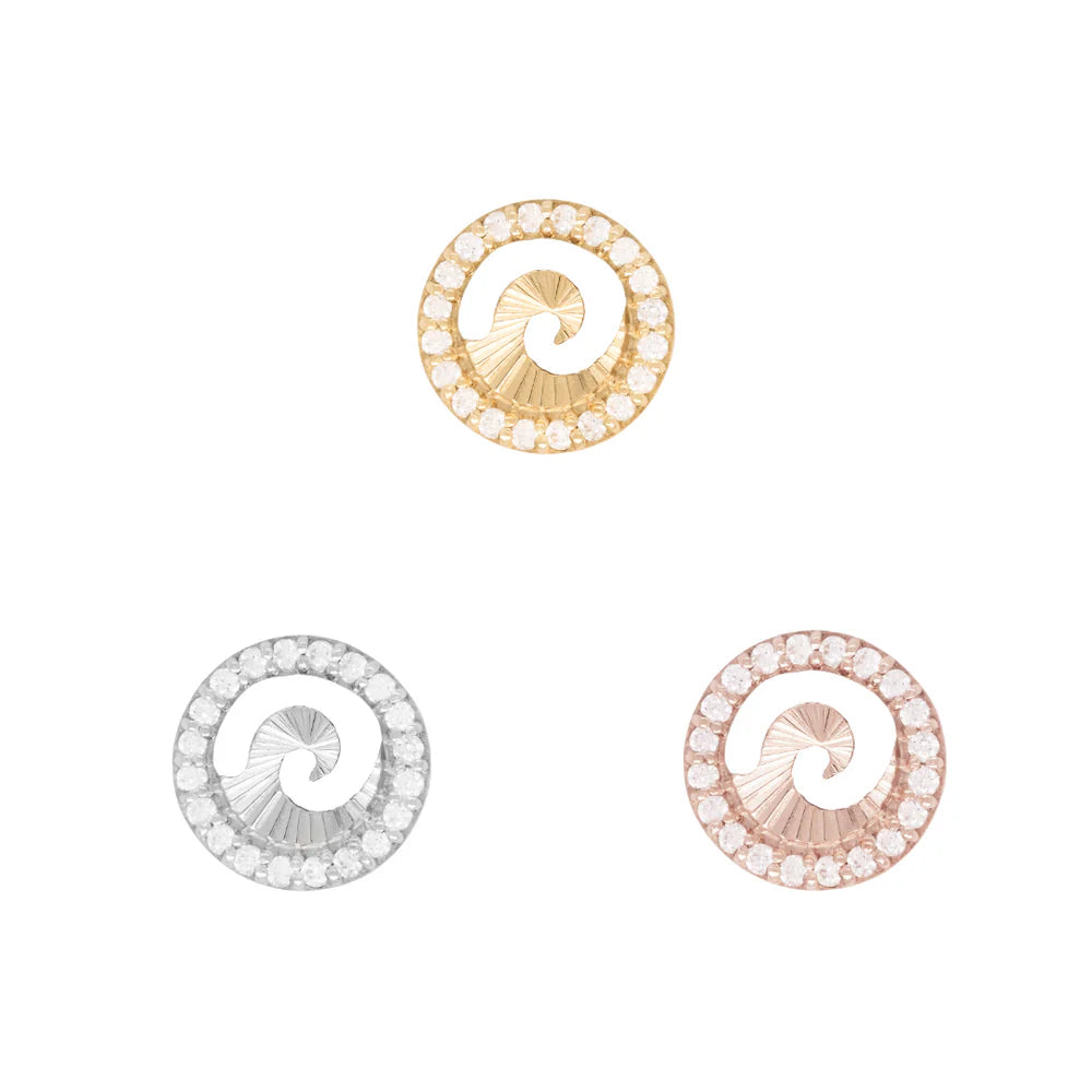 BUDDHA JEWELRY - STAND TOGETHER - 14KT SOLID GOLD - THREADLESS END