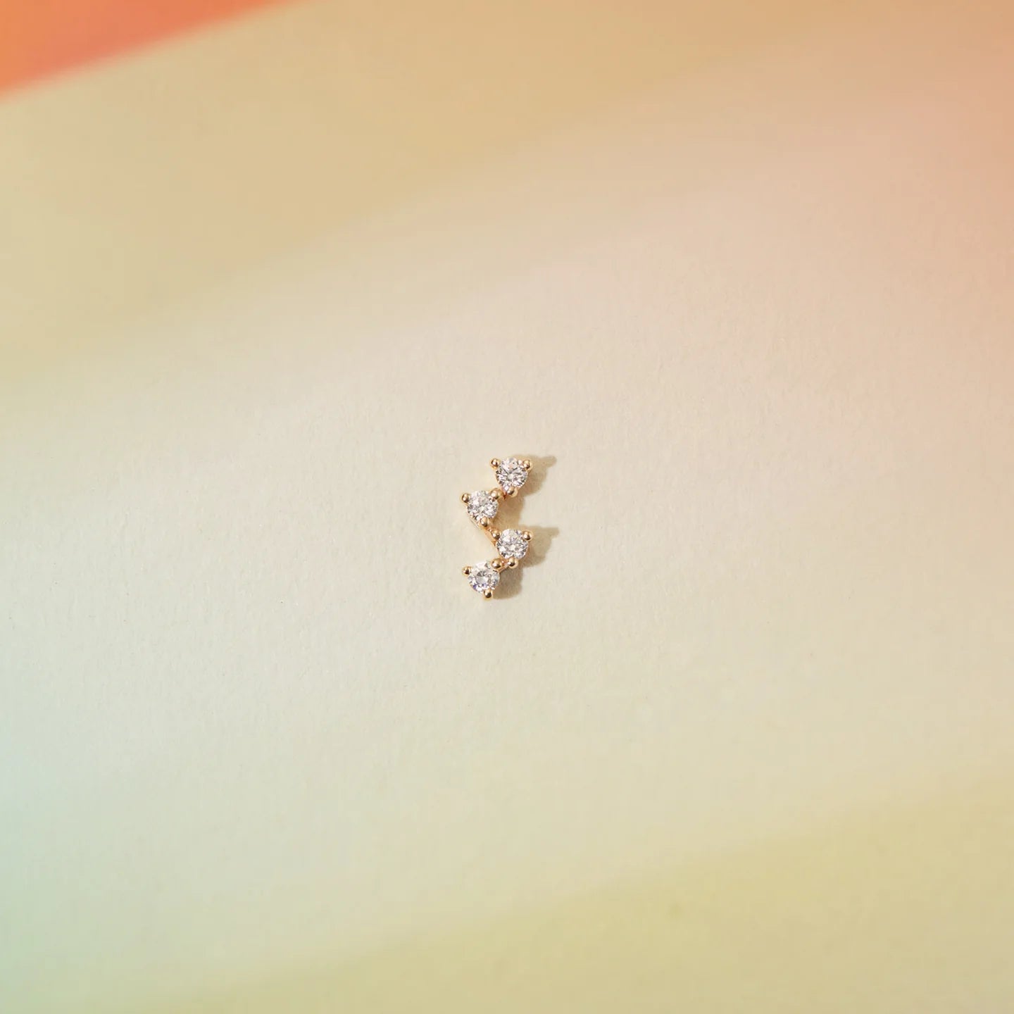 EMBER JEWELRY - INTENTION - 14KT SOLID GOLD - THREADLESS END