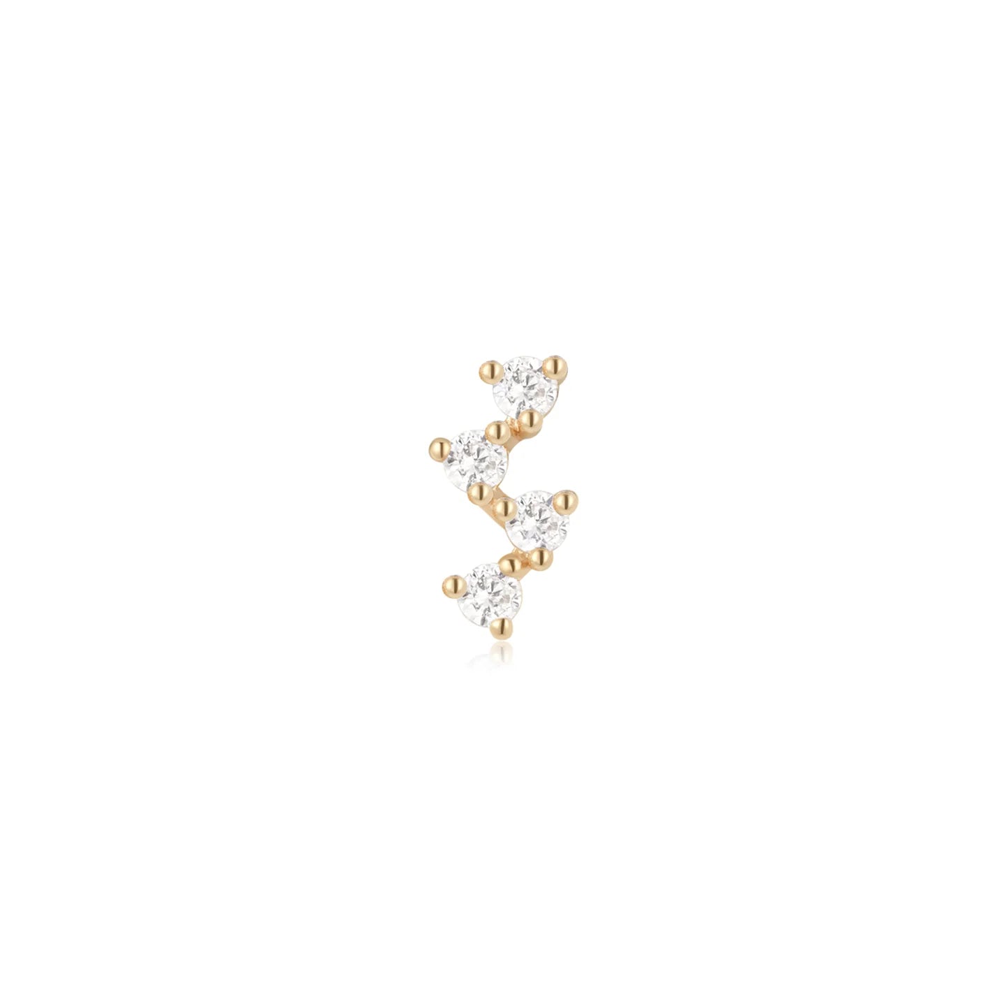 EMBER JEWELRY - INTENTION - 14KT SOLID GOLD - THREADLESS END