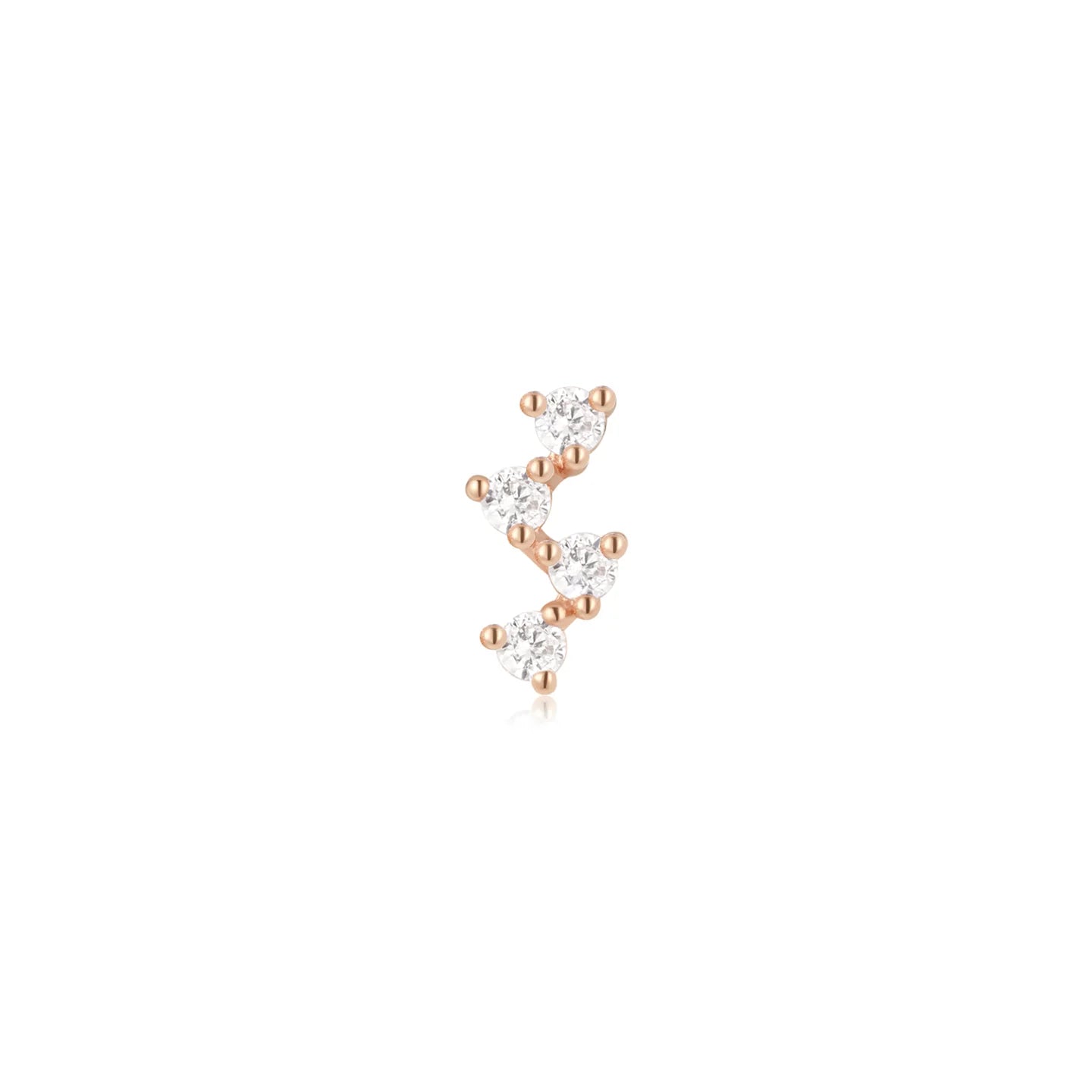 EMBER JEWELRY - INTENTION - 14KT SOLID GOLD - THREADLESS END