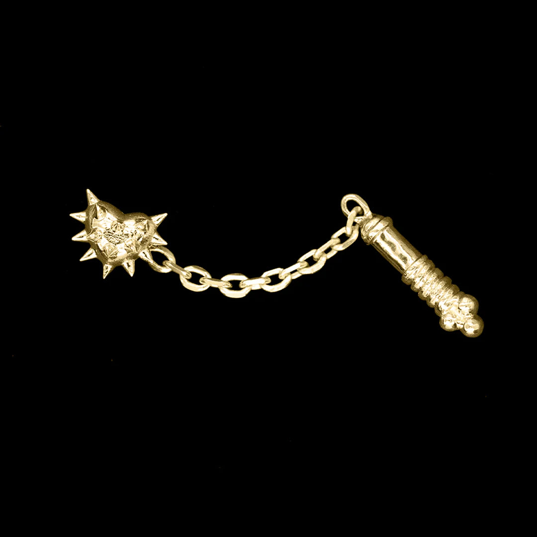 REGALIA - THE TRAUMA BOND WITH CHAIN - SOLID GOLD - THREADLESS END