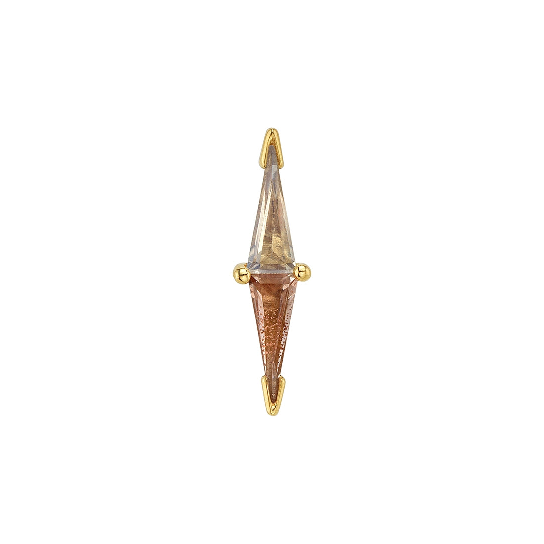 BVLA - JUXTAPOSE - 14KT SOLID GOLD - THREADED END