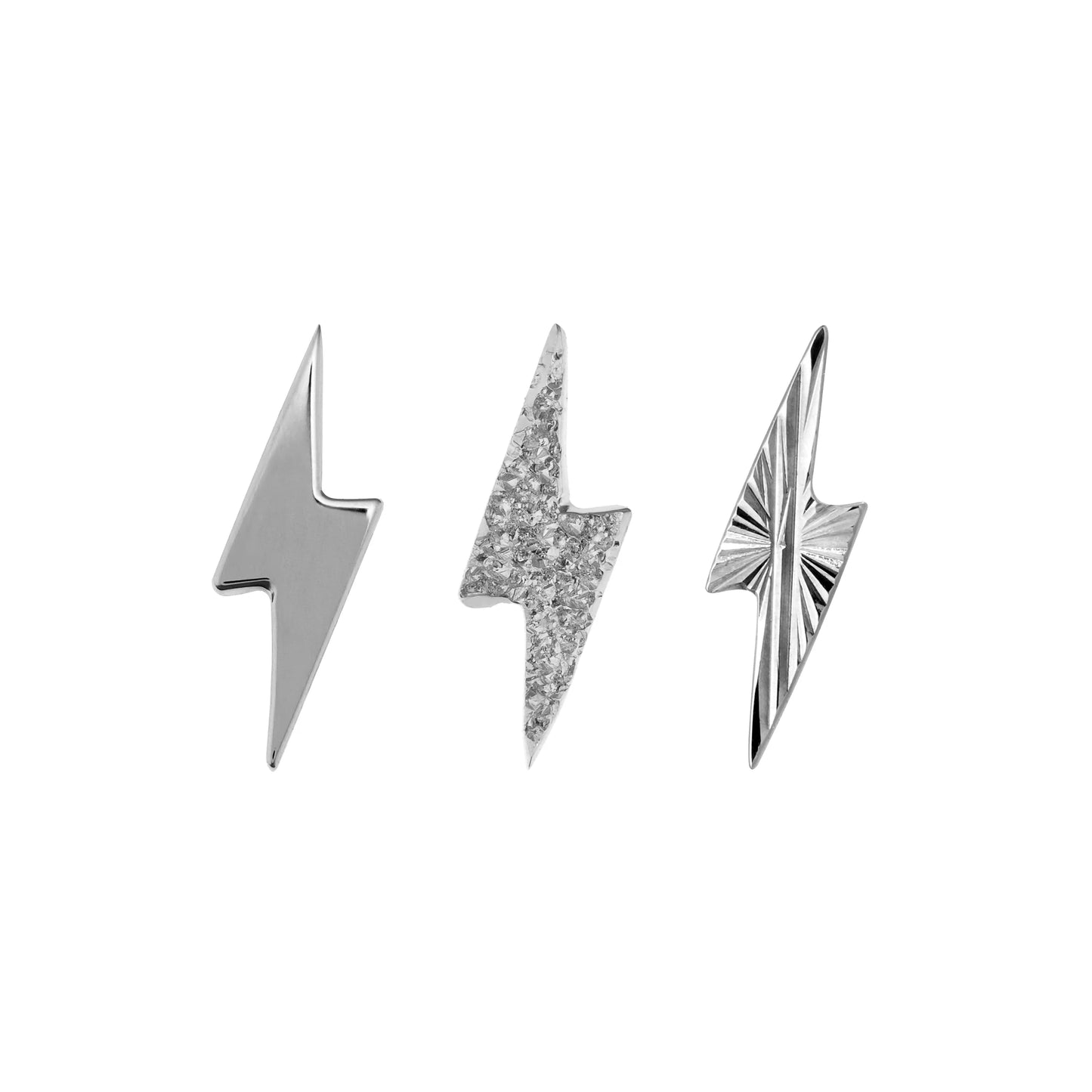 QUETZALLI JEWELRY - STRIKE - 14KT SOLID GOLD - THREADLESS END