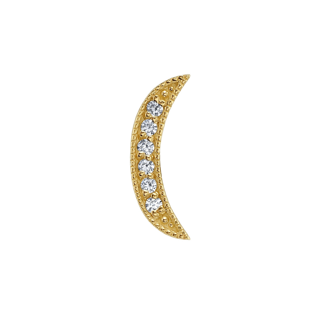 BVLA - CUMULUS 10MM - 14KT SOLID GOLD -THREADED END