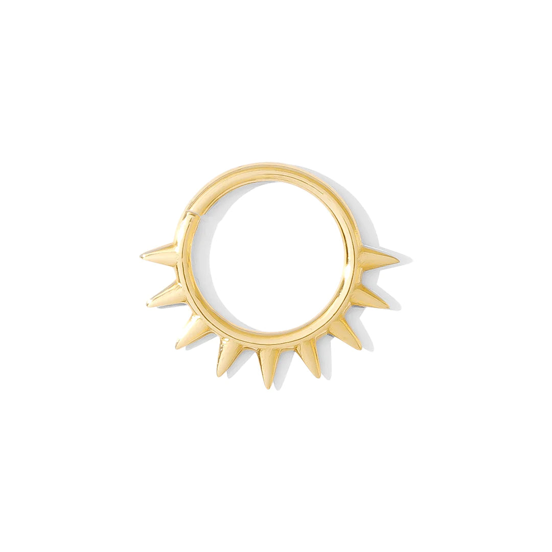 TAWAPA - CRASS -14KT SOLID GOLD - CONTINUOUS RING