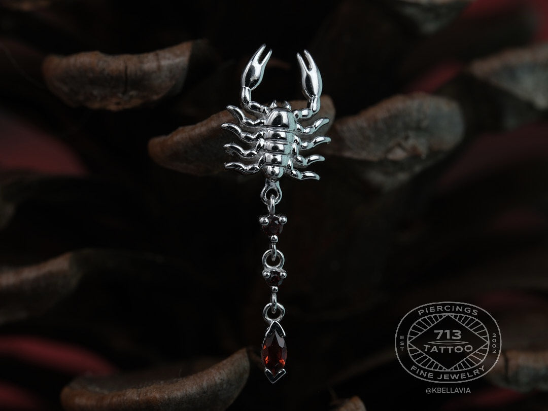 MODERN MOOD - DRACO FANCY - 14KT SOLID GOLD - THREADLESS END