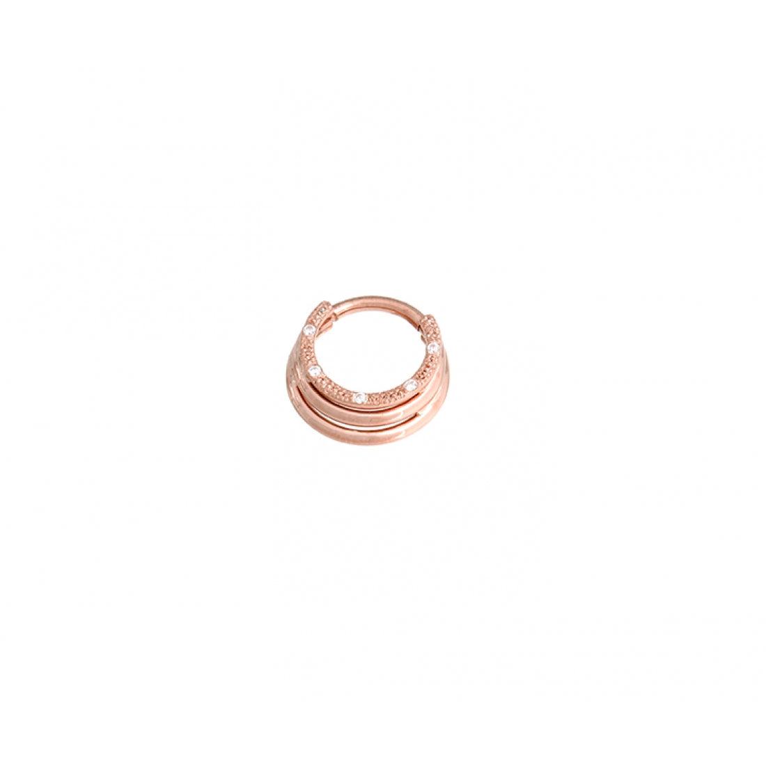 BVLA - MINI MOODY WITH PAVE GEMS - 14KT SOLID GOLD - CLICKER
