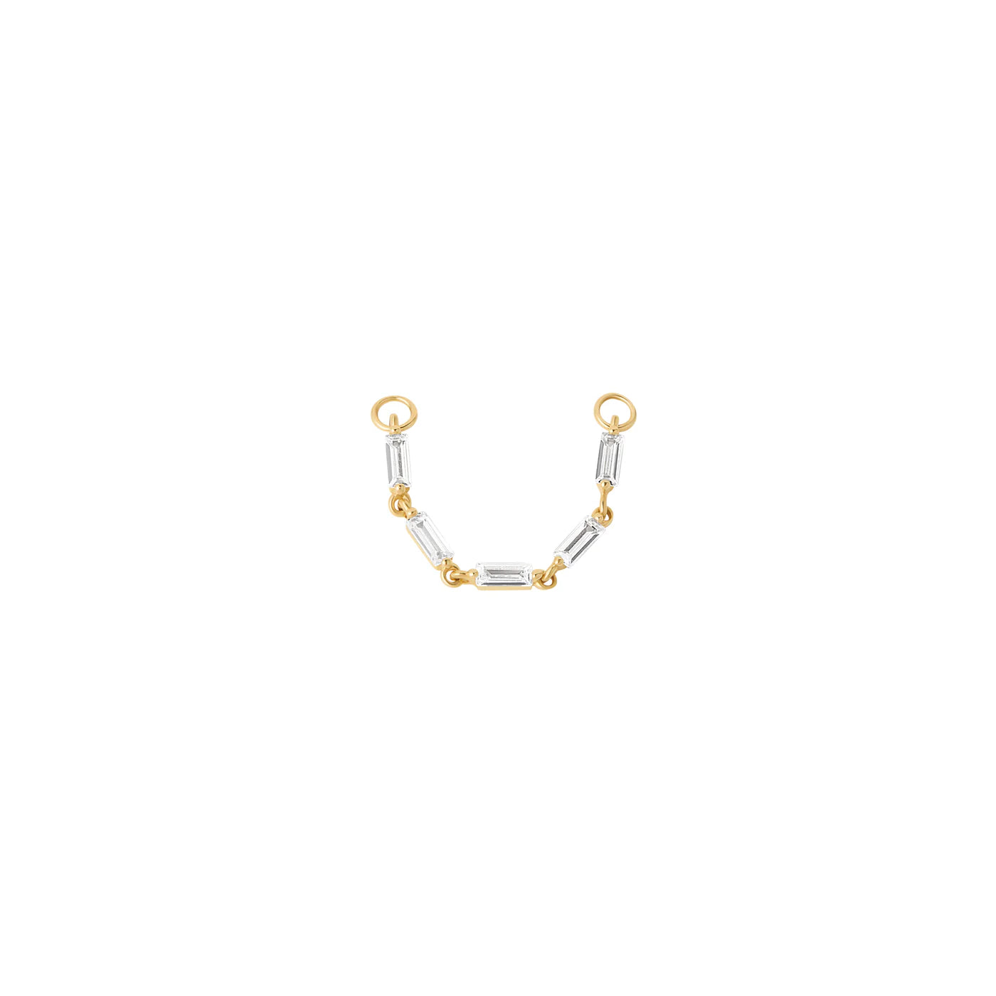 BUDDHA JEWELRY - WOW! - CZ - 14KT SOLID GOLD - CHAIN
