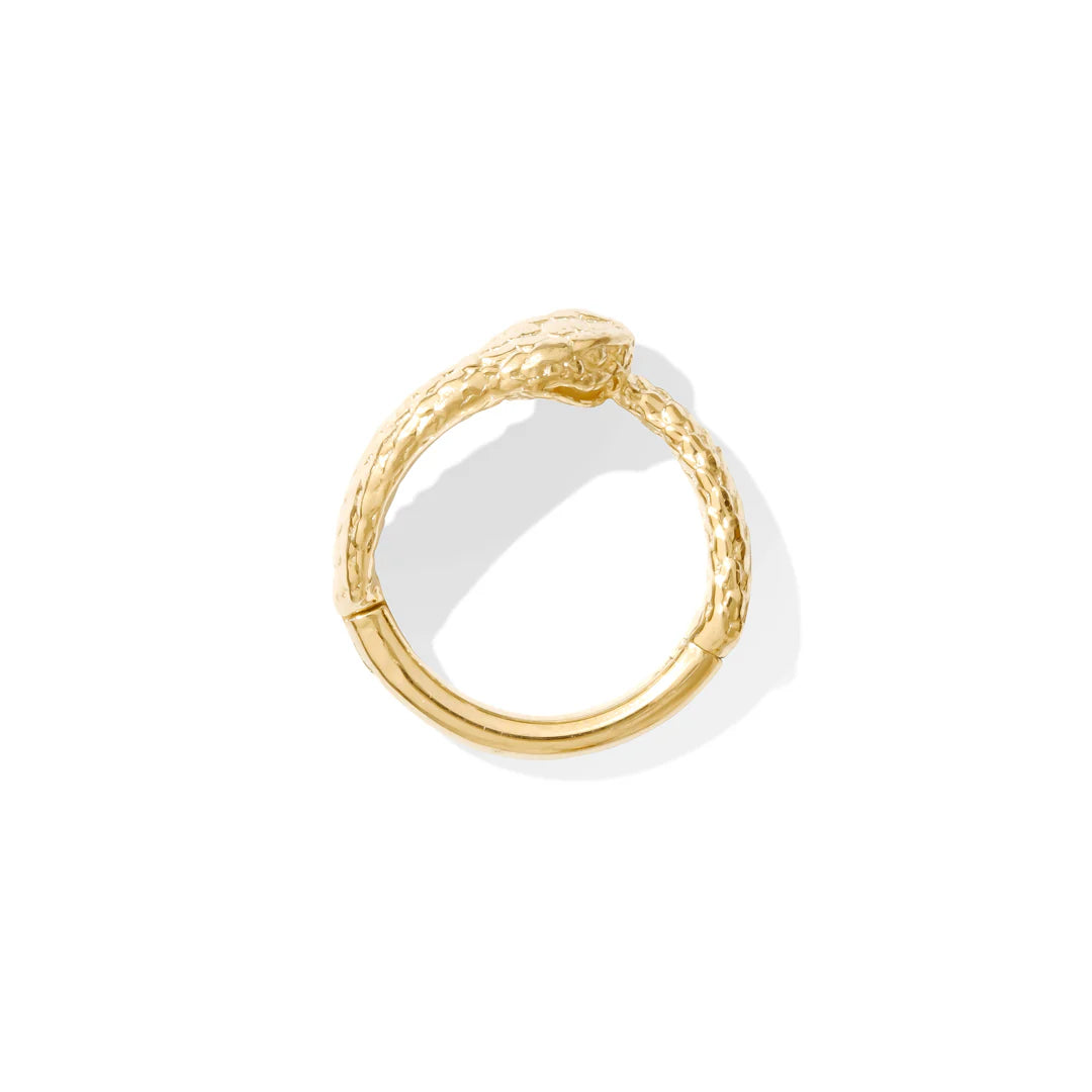 TAWAPA -OUROBOROS - 14KT SOLID GOLD- CLICKER