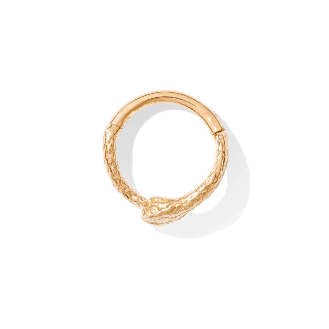 TAWAPA -OUROBOROS - 14KT SOLID GOLD- CLICKER