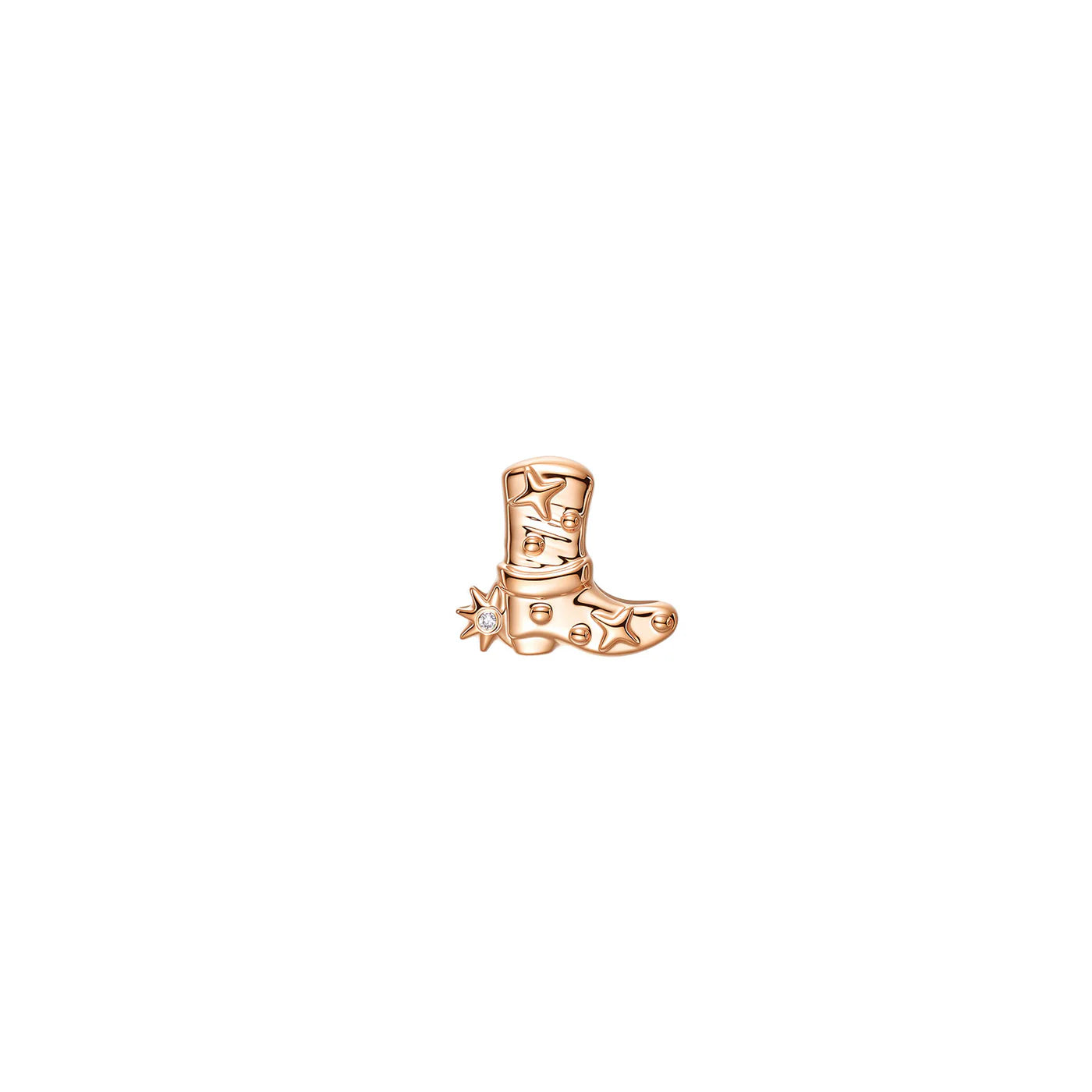 MODERN MOOD - DAKOTA WITH DIAMOND SPUR - 14KT SOLID GOLD - THREADLESS END