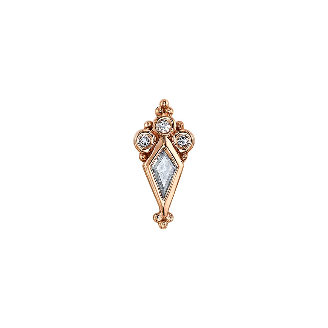 BVLA - TEMPTRESS - 14KT SOLID GOLD - THREADED END