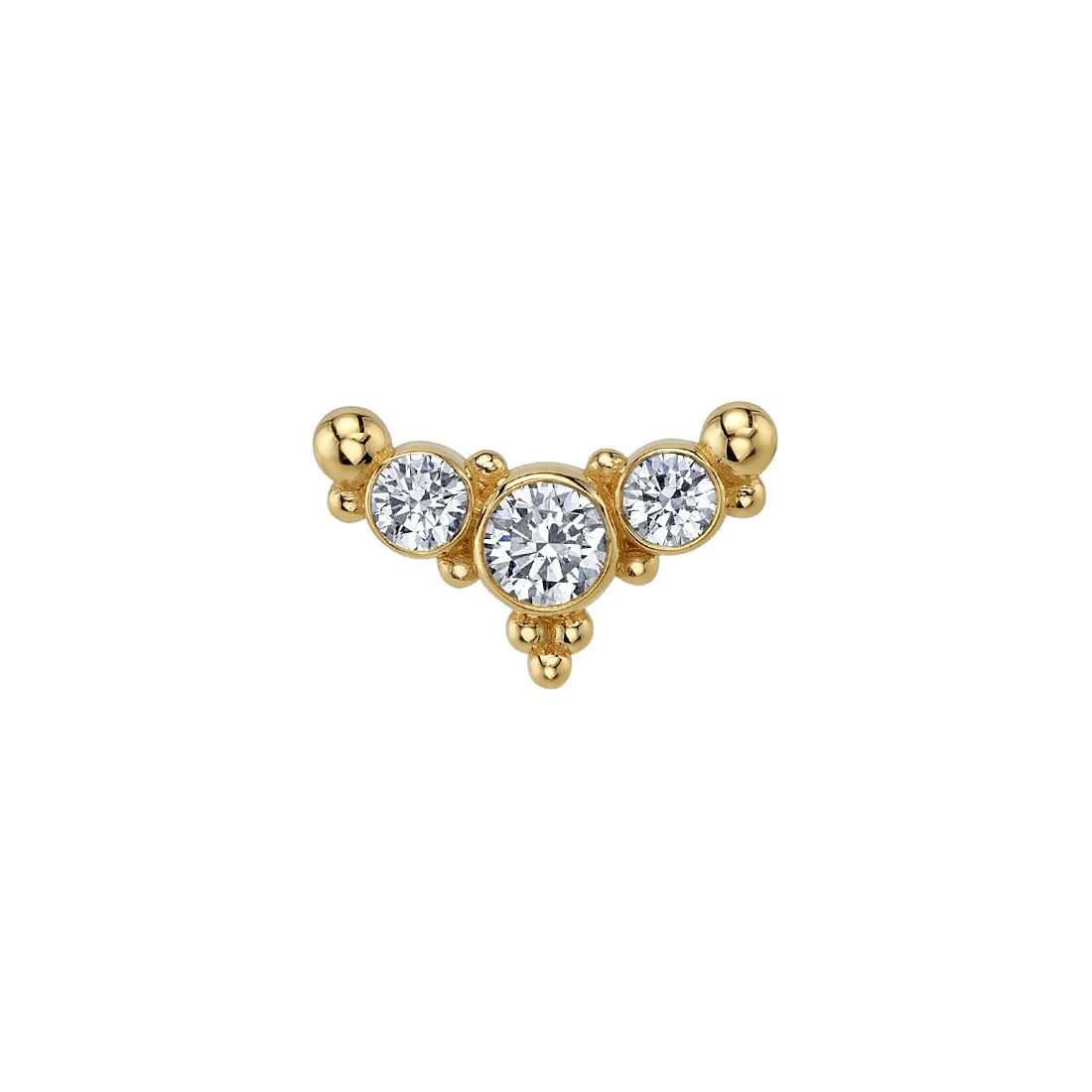 BVLA - SWIVEL - 14KT SOLID GOLD- THREADED END