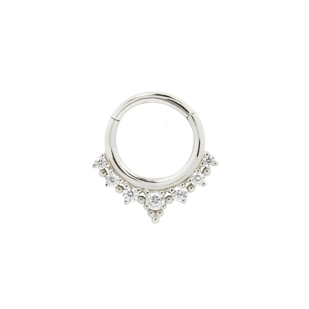 BUDDHA JEWELRY - LALA - CZ - 14KT SOLID GOLD - CLICKER