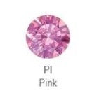 NEOMETAL - SIDE-SET FACETED GEM END - PINK CZ - IMPLANT GRADE TITANIUM - THREADLESS END
