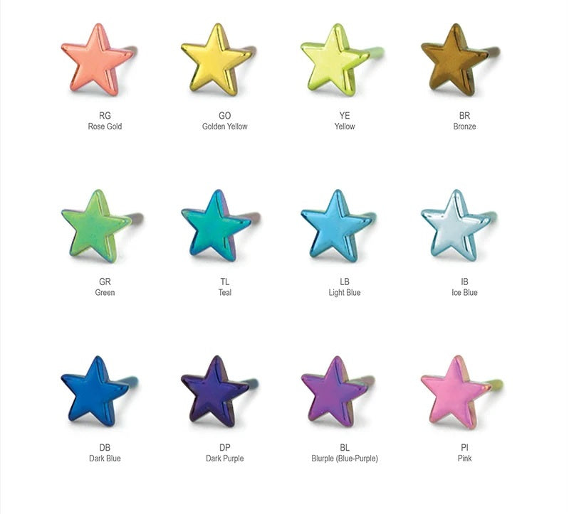 LEROI - Haute Couture Bijoux Navel Curve - 6HN (White Opal) - Implant Grade Titanium