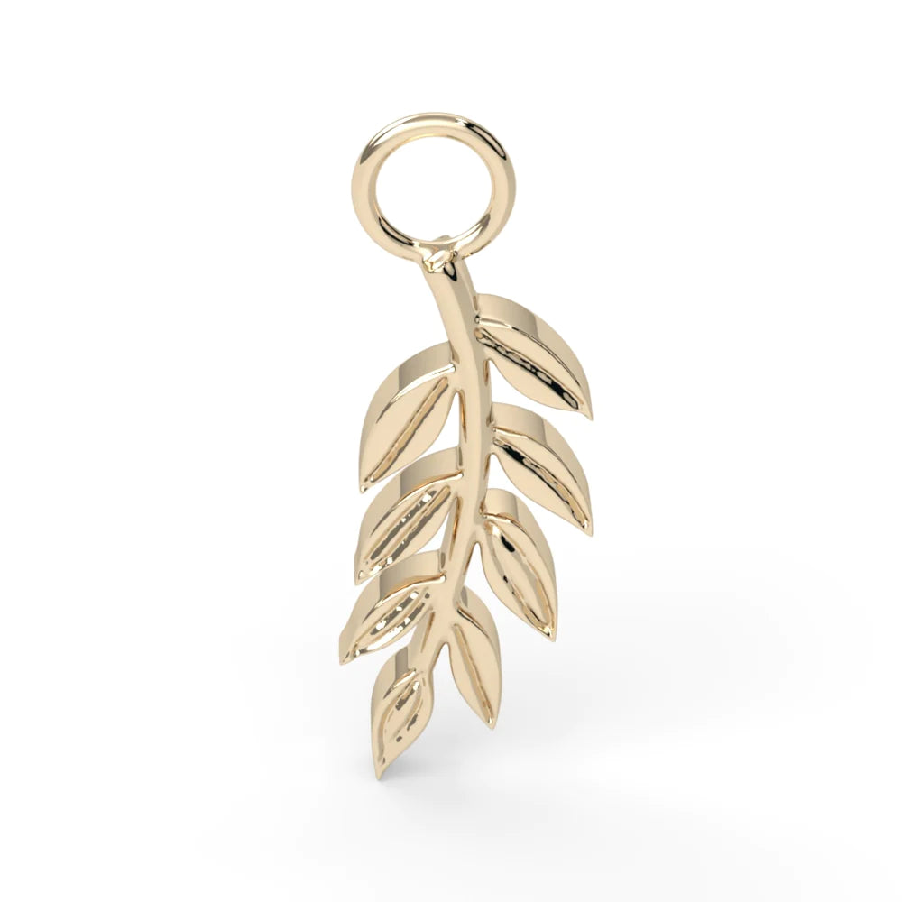 KIWI DIAMOND - ATHENA - 14kt or 18kt SOLID GOLD - CHARM