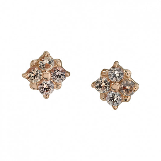BVLA - REEMA (4mm / 1.5mm Gems) - 14KT SOLID GOLD - THREADLESS END