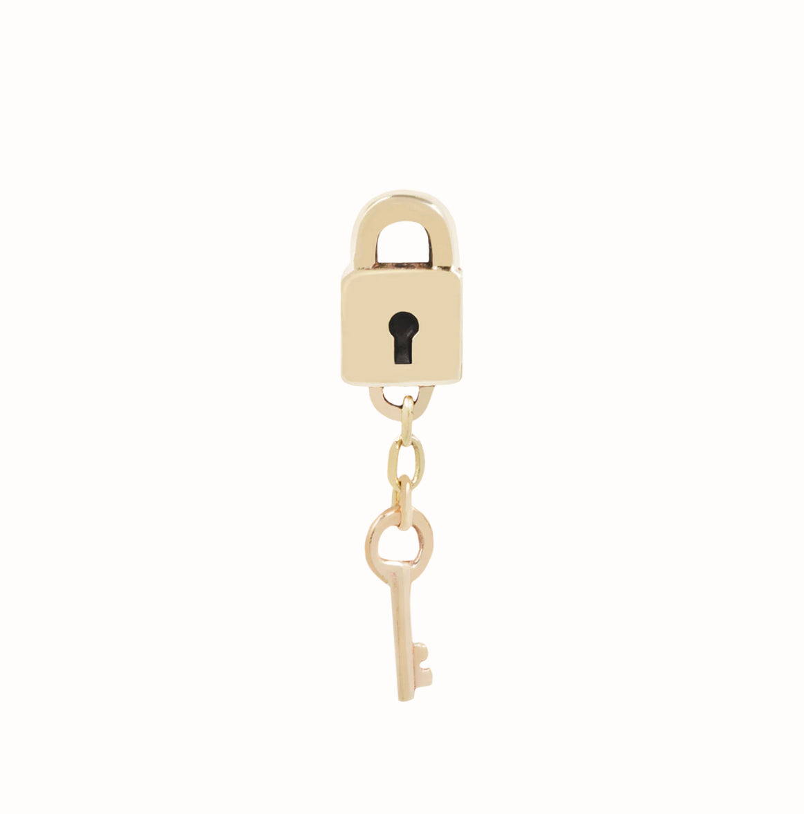 MAYA JEWELRY - LOVE LOCKED - 14KT SOLID GOLD - THREADLESS END