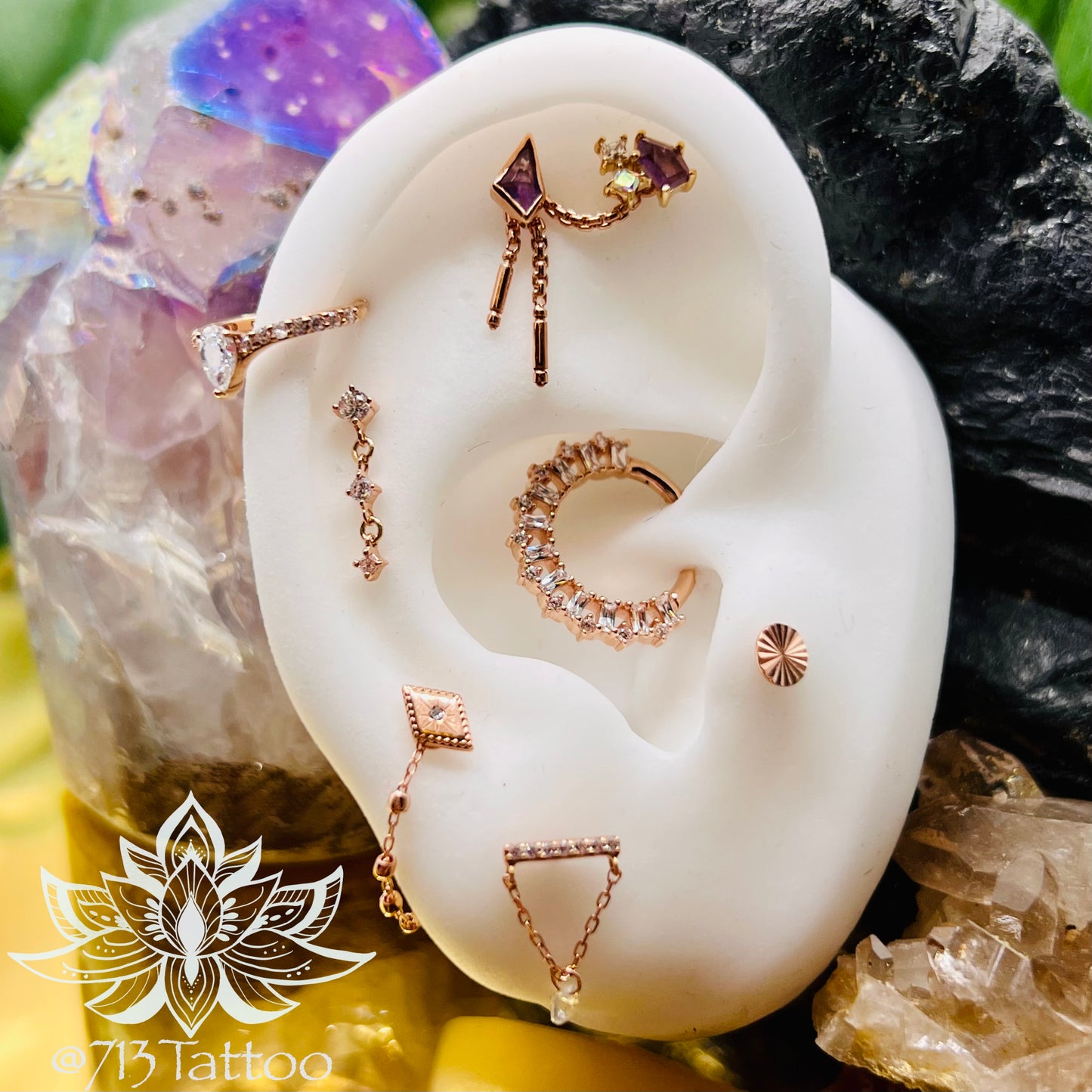 BUDDHA JEWELRY - DOLCE - CZ - THREADLESS END