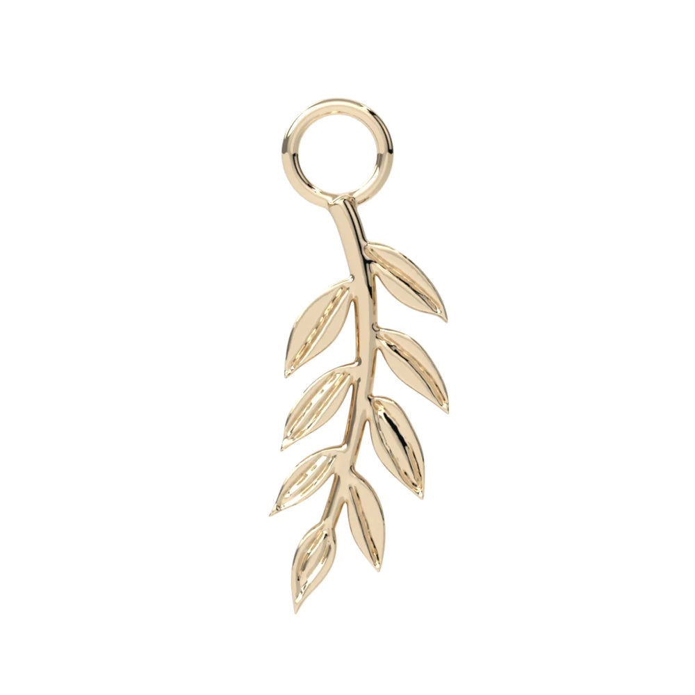 KIWI DIAMOND - ATHENA - 14kt or 18kt SOLID GOLD - CHARM