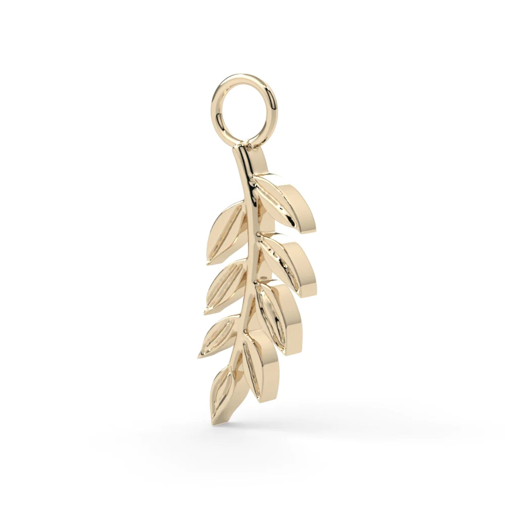 KIWI DIAMOND - ATHENA - 14kt or 18kt SOLID GOLD - CHARM