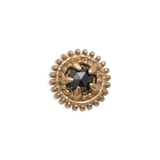 TAWAPA - ROSEBUD - 14KT SOLID GOLD - THREADLESS END