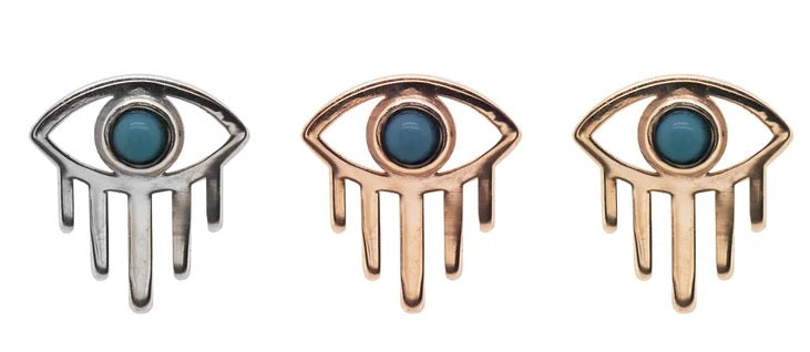 QUETZALLI JEWELRY - AMULET - 14KT SOLID GOLD - THREADLESS