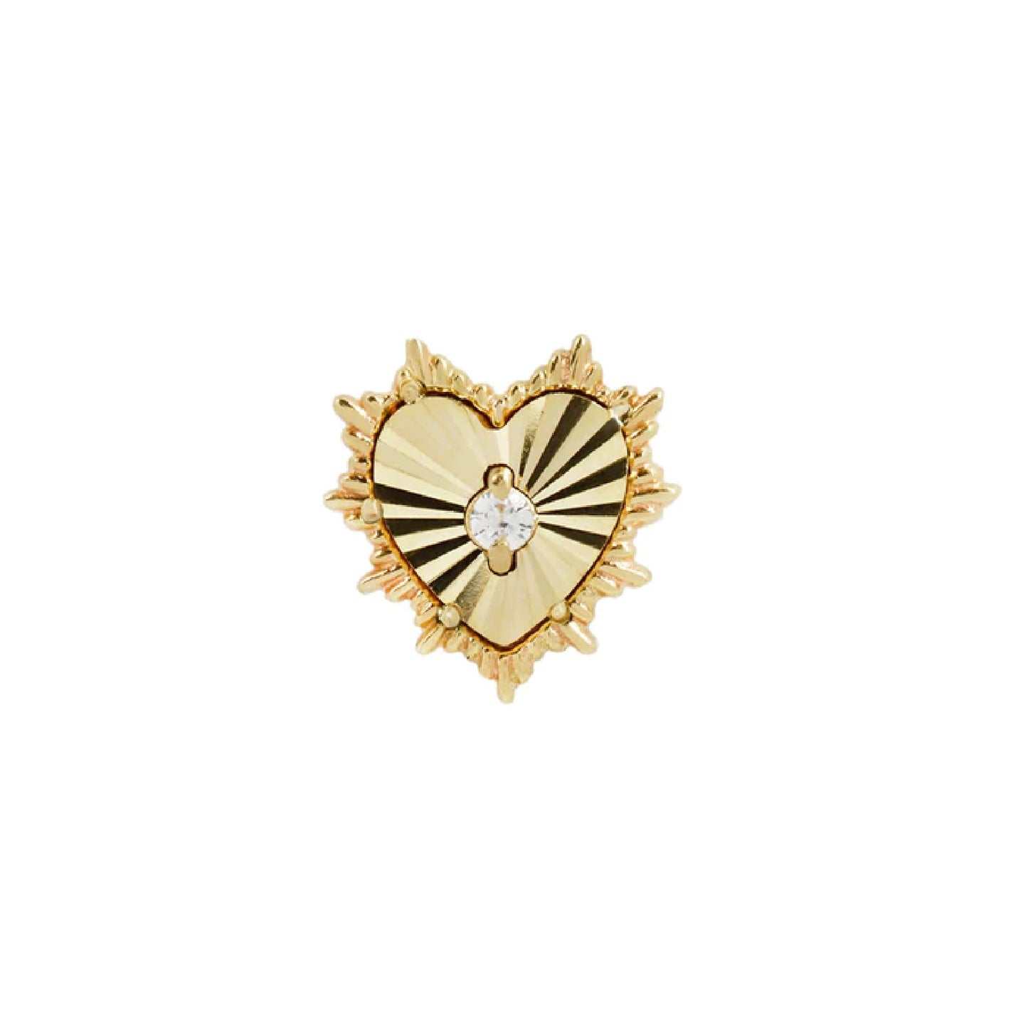 BUDDHA JEWELRY - BAD ROMANCE - CZ - THREADLESS END