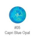NEOMETAL - MnM - Cabochon - CAPRI BLUE OPAL - TITANIUM - THREADED END