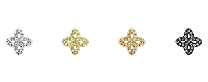 MODERN MOOD - CAMILA - GENUINE DIAMONDS - 14KT SOLID GOLD - THREADLESS