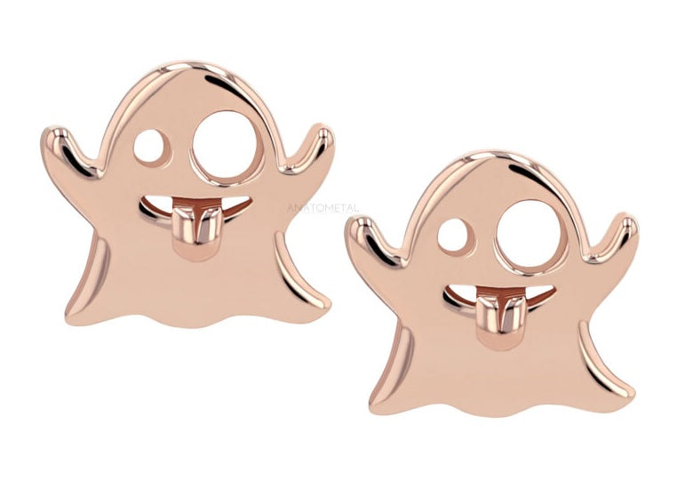 ANATOMETAL - GHOST - 18KT SOLID GOLD - THREADLESS END