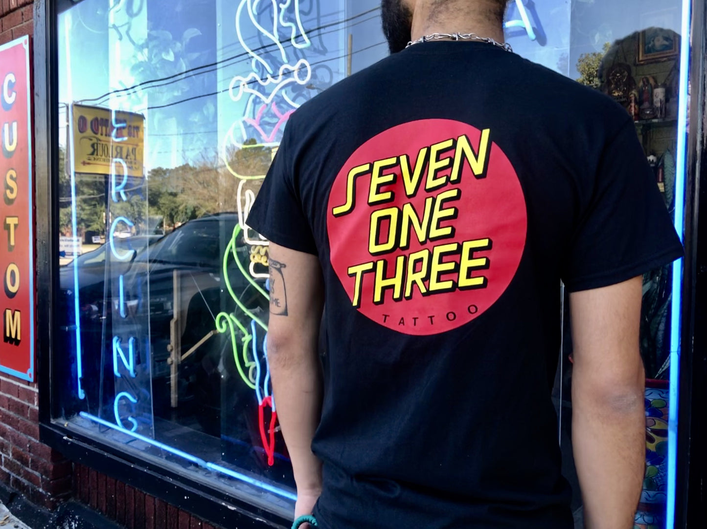 Black 713 Santa Cruz Tee