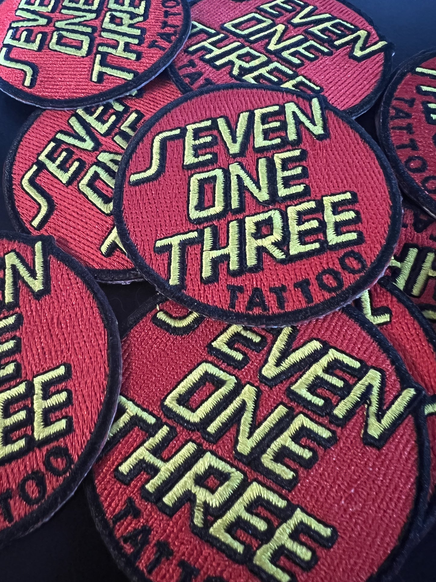 2 1/2” Circle 713 Tattoo Patch