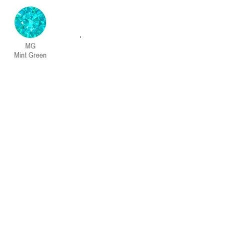 NeoMetal - Bezel Set - MINT GREEN CZ- Titanium - Gem 1.5mm, 2mm, 2.5mm, 3mm, 4mm, 5mm