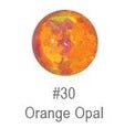 NEOMETAL - SPHERE - ORANGE OPAL - IMPLANT GRADE TITANIUM - THREADLESS END