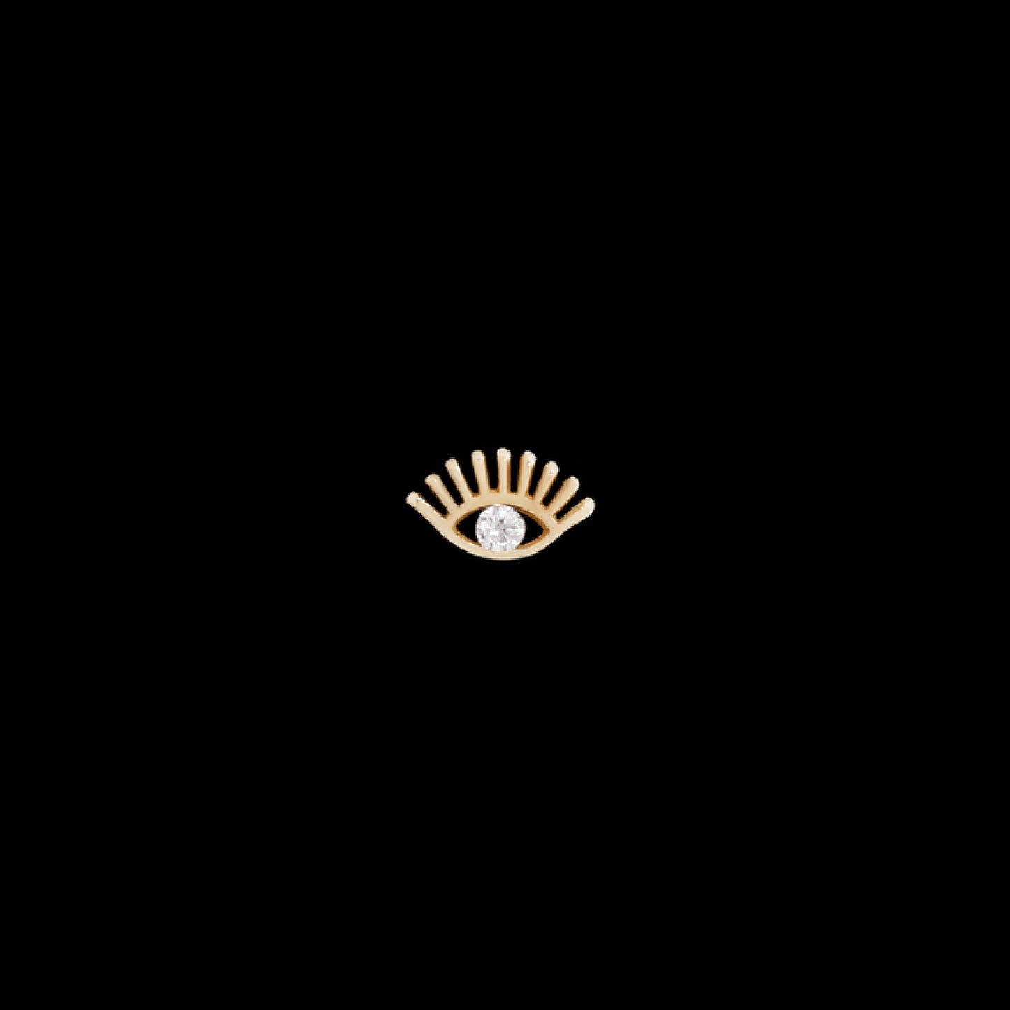 Maya Jewelry - Protector - 14kt Solid Gold - CZ