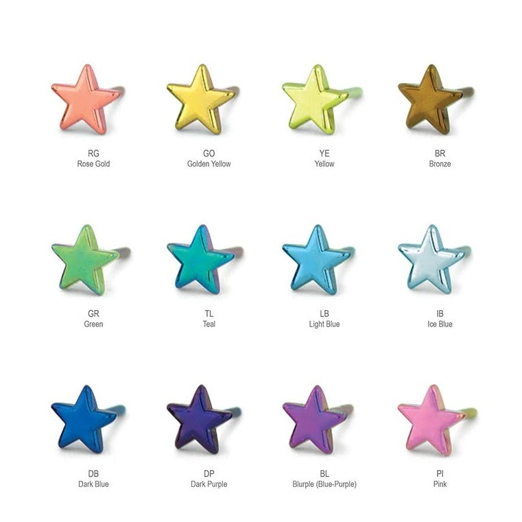 NeoMetal Titanium 16ga 3/16" Labret Post 5/32" Disk (4mm Disk Back)