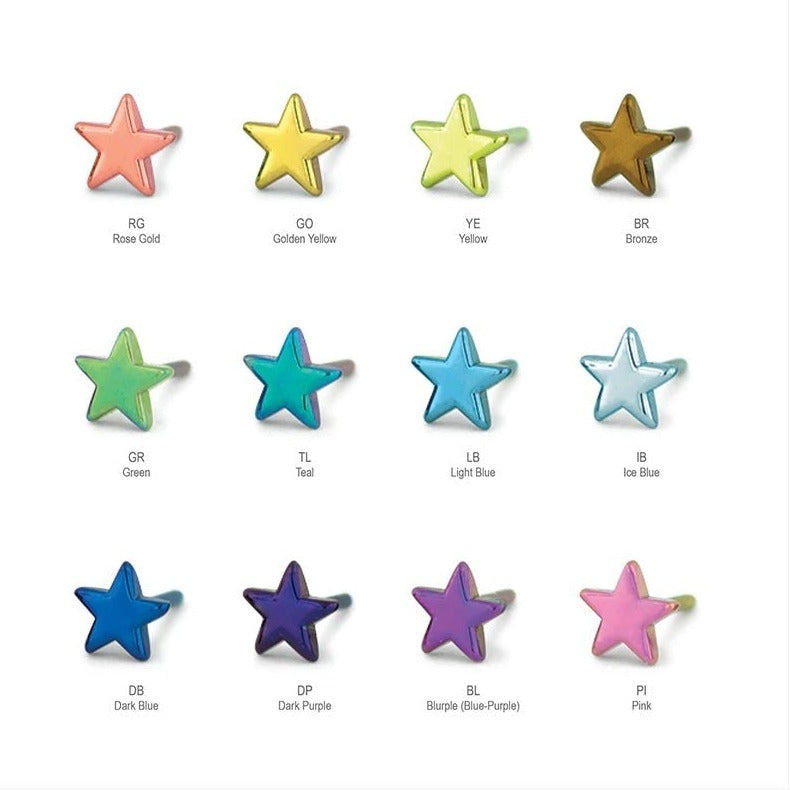 NeoMetal 18ga Ti labret post 5/16" - (2.5mm) 5/32" disk