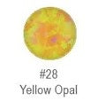 NEOMETAL - SPHERE - YELLOW OPAL - IMPLANT GRADE TITANIUM - THREADLESS END