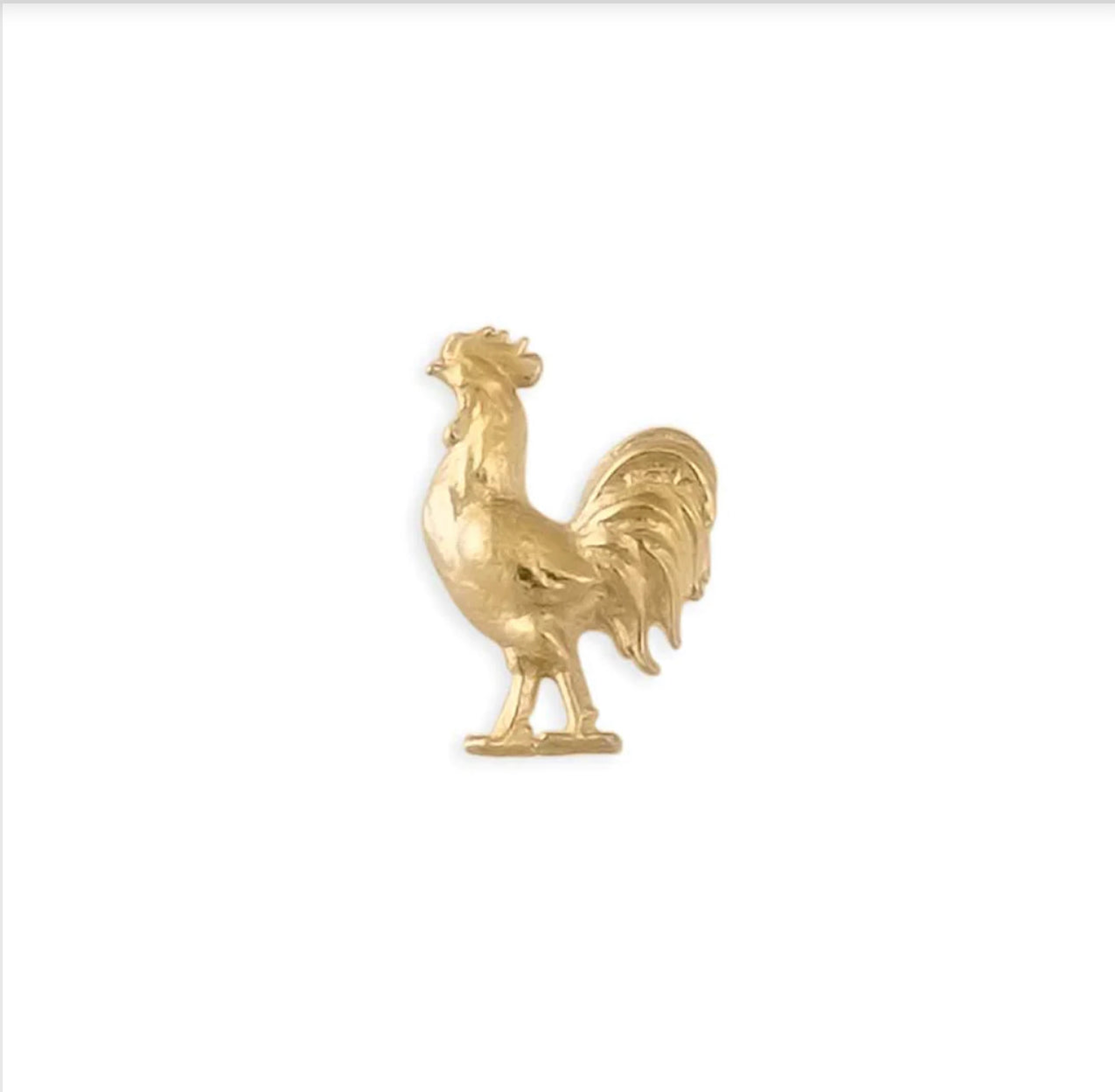 TAWAPA - ROOSTER - 14KT SOLID GOLD - THREADLESS END