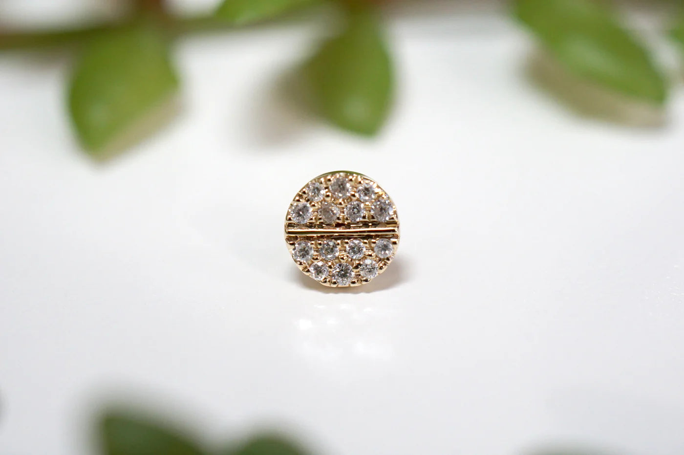 MODERN MOOD - LANA- 14KT SOLID GOLD - THREADLESS END