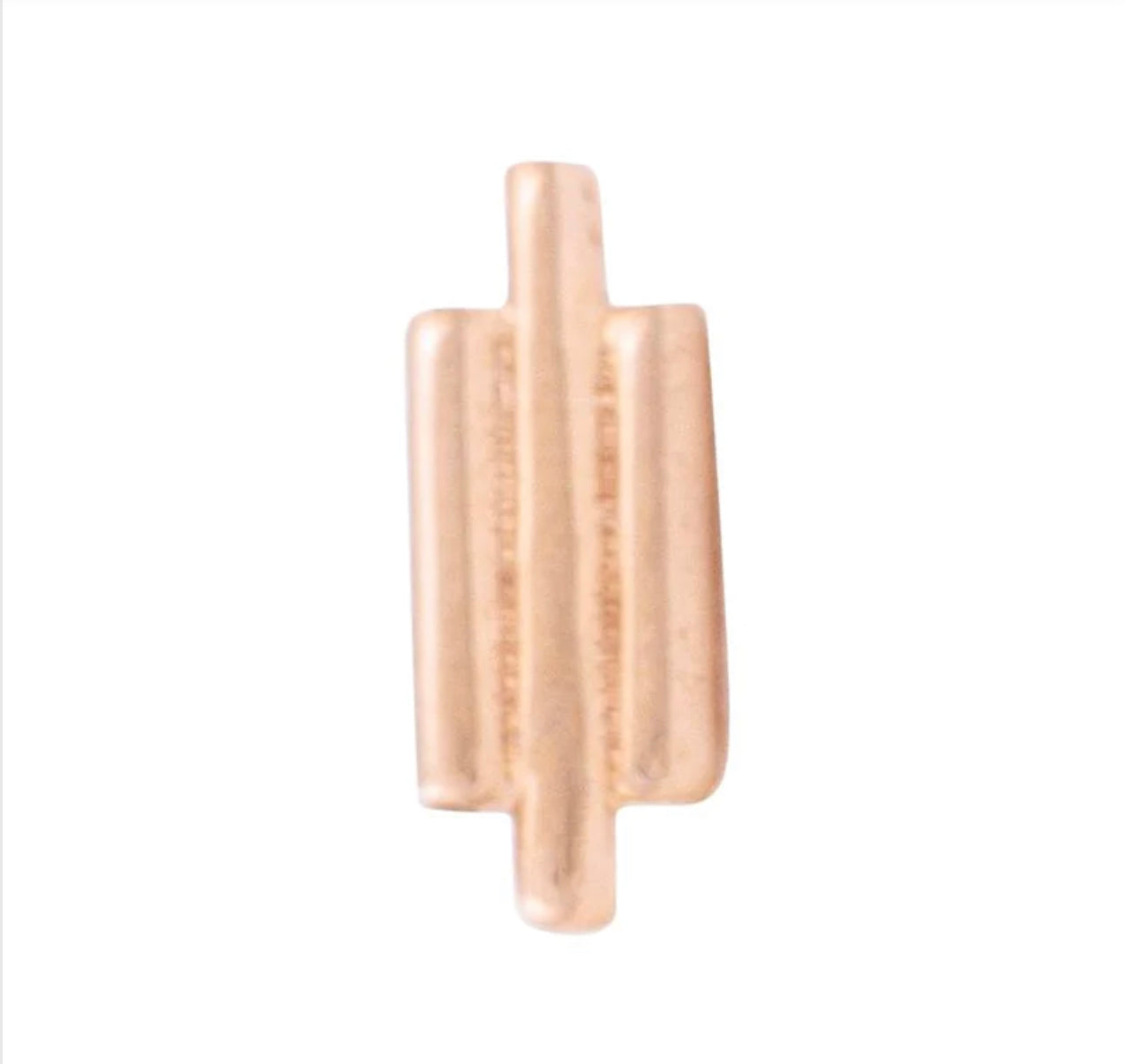 TAWAPA - TRIPLE ROD - 14KT SOLID GOLD - THREADLESS END
