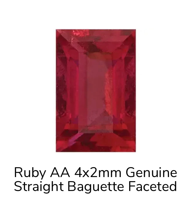 Kiwi Diamond - Baguette Prong - 4mm x 2mm - 14kt Solid Gold - CZ - Threadless